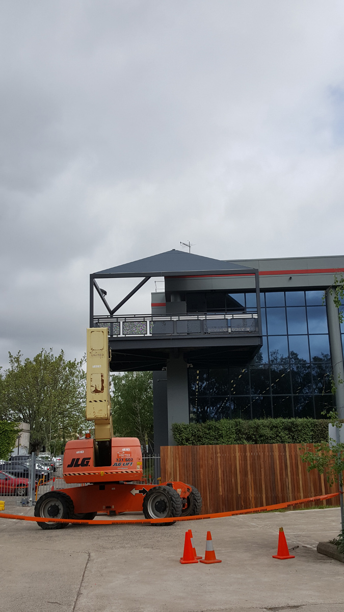 Balcony Shade Sails – AEU Building