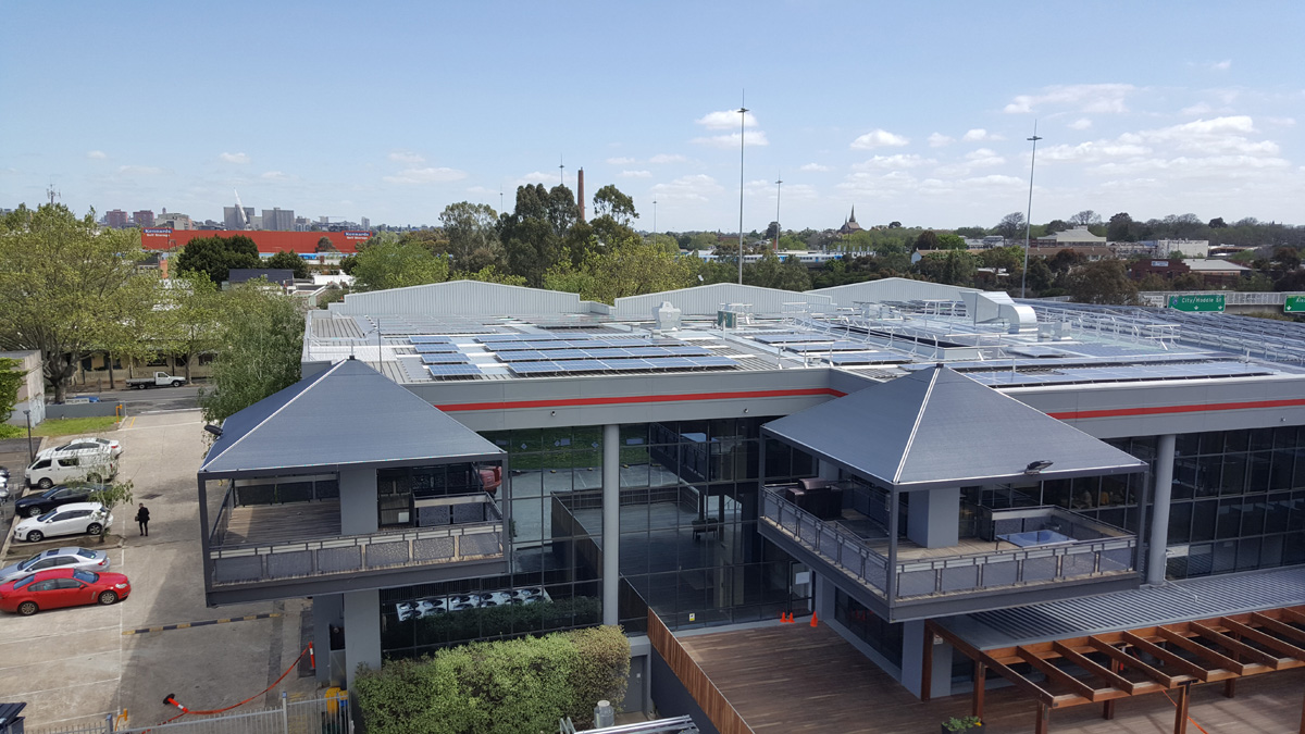 Balcony Shade Sails – AEU Building