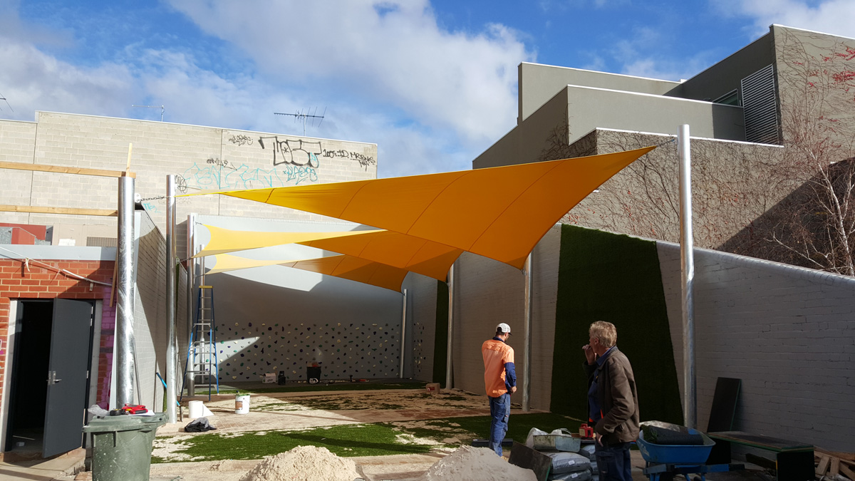 St Joesph’s – PVC Shade Sails