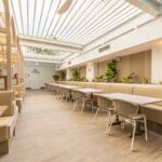 Thumbnail of Louvre roof with adjustable blades above indoor-outdoor dining, Chipping Norton Hotel Sydney