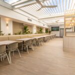 Thumbnail of Operable louvre roofing across the Chipping Norton Hotel outdoor dining area