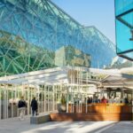 Thumbnail of Retractable roof structure at Good Nature Hotel, Federation Square Melbourne